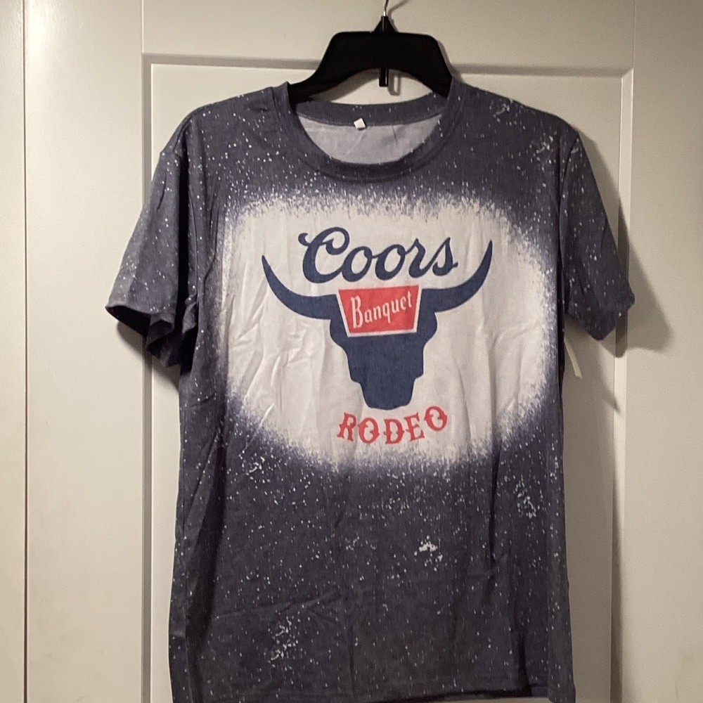 NWOT Coors Banquet‎ Rodeo Graphic T-Shirt